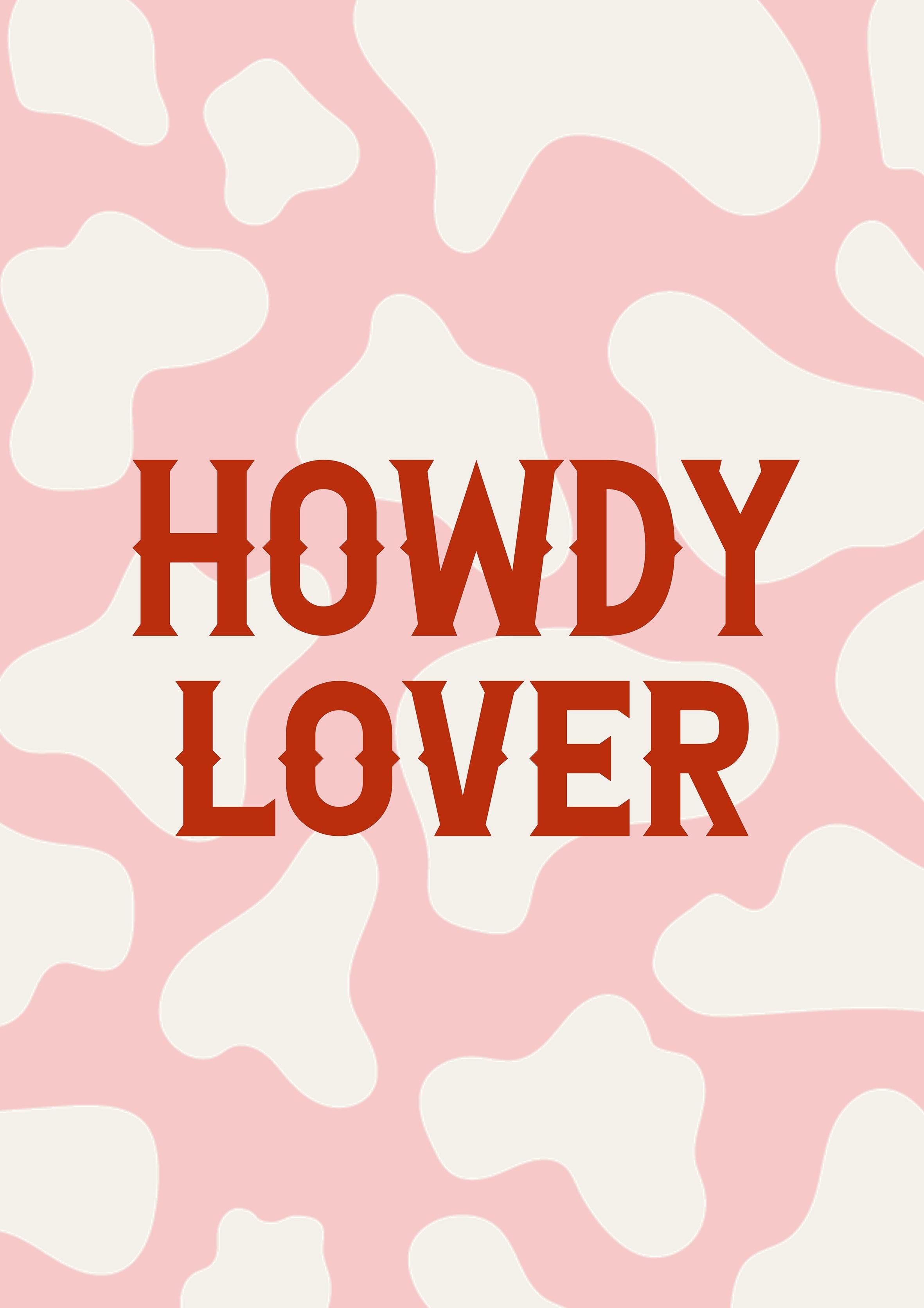 Howdy Lover metal poster artwork